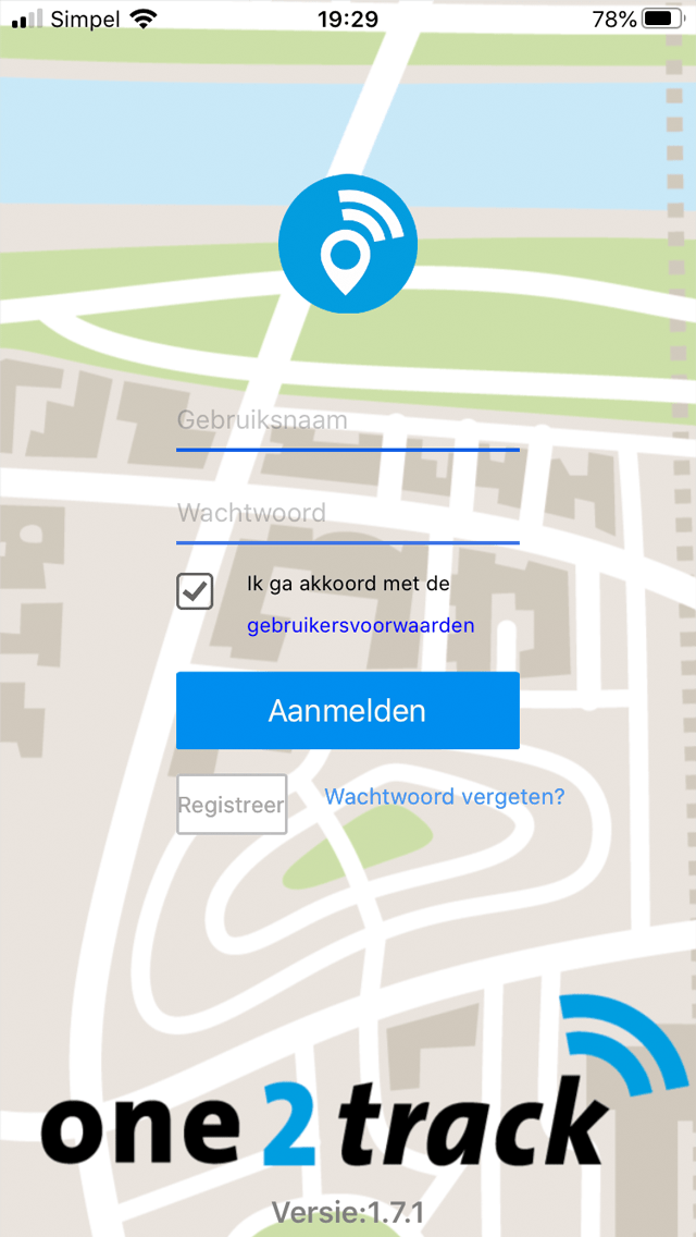 one2track app login
