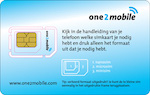 Prepaid simkaart met starttegoed - One2track