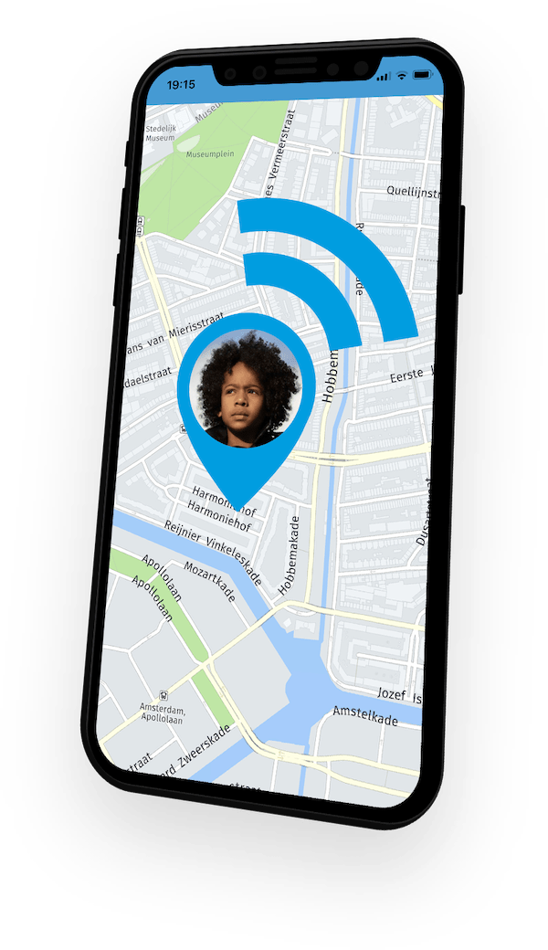 iPhone X met One2track app